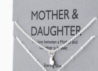 Birthday Gifts Inspiration : Mère fille Bijoux Collier de fille mère Simple par erinpelicano