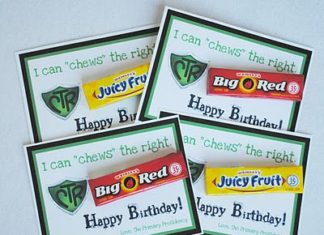 Birthday Gifts Inspiration : Primary “chews” the right birthday cards