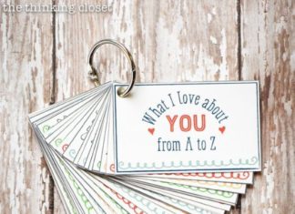 Birthday Gifts Inspiration : “What I Love About You from A to Z” Mini-Book | Cute idea to do for kids — prac…