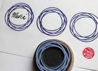 Birthday Gifts Inspiration : cercle inscrit timbre/doodle cercle sculpté à la main timbre. choisissez …