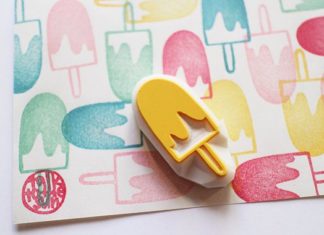 Birthday Gifts Inspiration : ice cream hand carved rubber stamp. ice candy by talktothesun