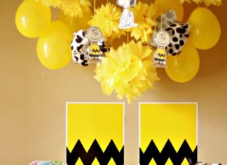 Birthday Party Inspiration : A Charlie Brown Birthday Party #diy #decor #party