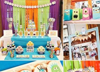 Birthday Party Inspiration : Adorable MONSTER Themed First Birthday {Korean Dol} by One Sweet Day!