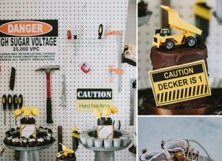 Birthday Party Inspiration : An Above-Grade Construction Birthday Party