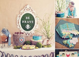 Birthday Party Inspiration : Beautiful Brave Themed Birthday Party