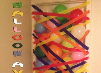 Birthday Party Inspiration : Birthday kid gets a ballon avalanche when he/she opens the door in the AM. I lik…