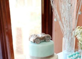 Birthday Party Inspiration : Chevron & Race Cars soft color pallet 1st birthday party