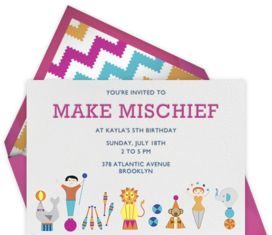 Birthday Party Inspiration : Circus Games, Jonathan Adler + Paperless Post