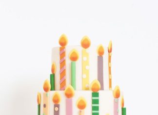 Birthday Party Inspiration : DIY Birthday Candles Cake