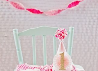 Birthday Party Inspiration : Girly & Pink Ombre First Birthday Party