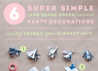 Birthday Party Inspiration : Green Party Decor from www.designsponge.com