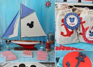 Birthday Party Inspiration : Nautical Mickey Mouse Birthday Party