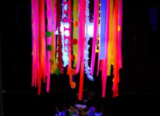 Birthday Party Inspiration : Neon Glow in the Dark Party via Kara’s Party Ideas | KarasPartyIdeas.com