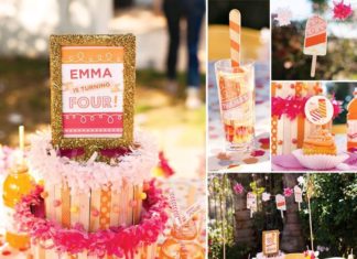 Birthday Party Inspiration : {New from HWTM} Crafty Summer Popsicle Birthday Party theme! How cute do the pop…