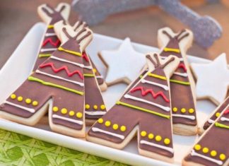 Birthday Party Inspiration : Peter Pan birthday party – teepee cookies