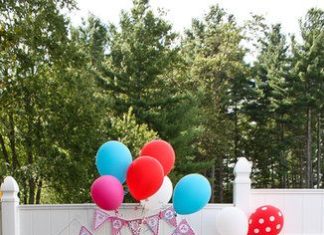 Birthday Party Inspiration : Pink and aqua first birthday smash cake highchair setup