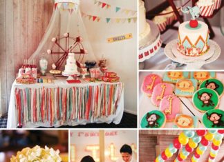 Birthday Party Inspiration : Spectacular Vintage Circus Theme First Birthday!