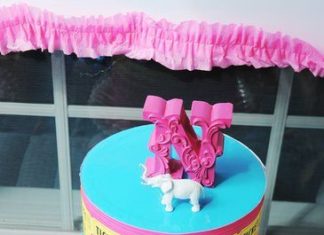 Birthday Party Inspiration : Summer Circus Birthday Party ticket cake