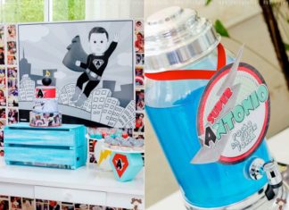 Birthday Party Inspiration : Superhero birthday party via Karas Party Ideas | KarasPartyIdeas.com #super #her…