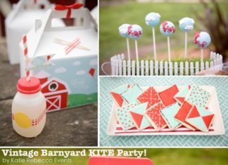 Birthday Party Inspiration : Vintage Barnyard KITE themed birthday party via Karas Party Ideas | KarasPartyId…