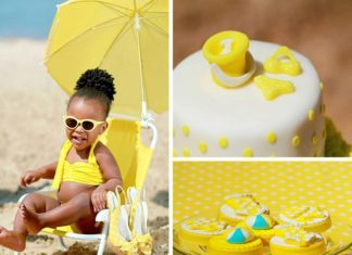 Birthday Party Inspiration : Yellow Polka Dot Bikini Party with LOTS of REALLY Cute Ideas via Kara’s Party Id…