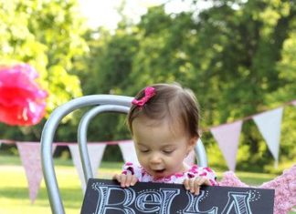 Birthday Party Inspiration : vintage-inspired chalkboard birthday party sign