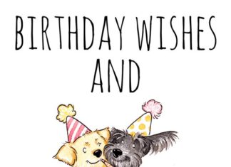 Happy Birthday Wiches : Birthday wishes and puppy dog kisses! liserichardsonart…