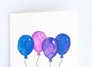 Happy Birthday Wiches : Happy Birthday Card Blue Pink