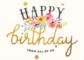 Happy Birthday Wiches : Happy Birthday from All of Us