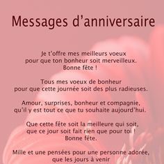 Happy Birthday Wiches : Joyeux anniversaire messages