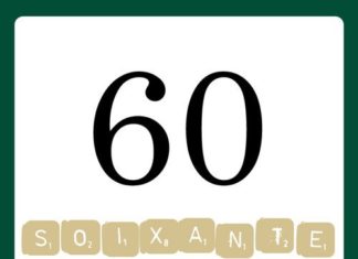Happy Birthday Wiches : carte anniversaire scrabble 60 ans