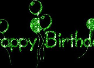 Happy Birthday Wiches : happy birthday glitter