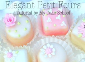 Birthday Cake : How to Make Elegant Petit Fours! A cake decorating tutorial by MyCakeSchool.com …