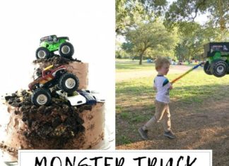 Birthday Party : Monster Truck Birthday Party: Celebrating 4 years! Party planning is seriously o…