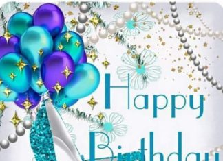 Birthday Quotes : Happy Birthday – sparkle shoes balloons