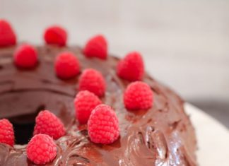 Birthday Cake : A classic rich and delicious CHOCOLATE MUD CAKE with chocolate frosting… easy …