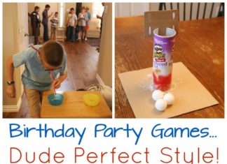 Birthday Party : Awesome Game Ideas for a Dude Perfect Style Birthday Party