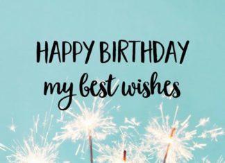 Happy Birthday Wiches : Happy Birthday. My best wishes.