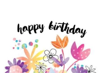 Birthday Inspiration: Happy Birthday