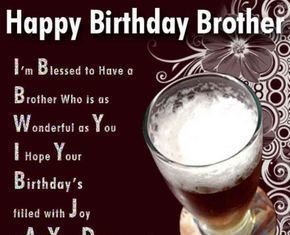 Happy Birthday Brother : Happy Birthday Quotes For The Best Brother