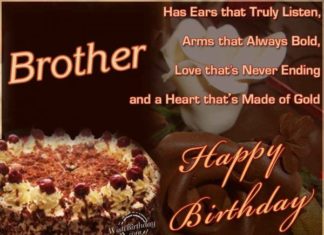 Happy Birthday Brother : Happy Birthday Brother