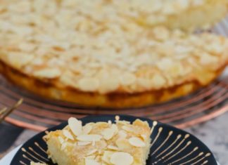 Birthday Cake : A deliciously zesty FLOURLESS LEMON CAKE made with almond meal and ricotta… in…