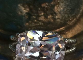 Birthday Gifts Ideas : 4CT Perfect East West Radiant Emerald Cut Russian Lab Diamond Stainless Steel En…