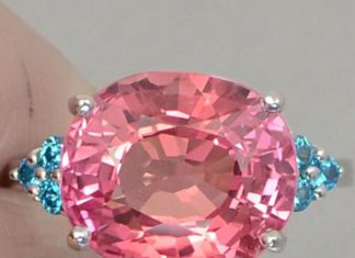 Birthday Gifts Ideas : 9.28CT Oval Pink Padparadscha Sapphire Round by JoyofLondon