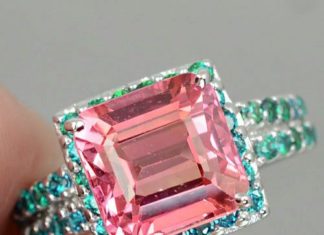 Birthday Gifts Ideas : A 7.2CT Natural Cushion Cut PADPARADSCHA Pink by JoyofLondon