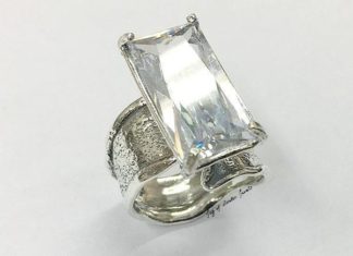Birthday Gifts Ideas : A Flawless Handmade 7CT Emerald Cut Lab Diamond Engagement Ring