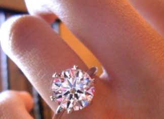 Birthday Gifts Ideas : A Perfect 4.8CT Round Cut Solitaire Russian Lab Diamond Engagement Ring