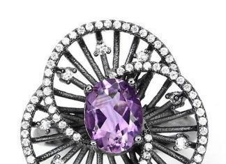 Birthday Gifts Ideas : A RARE Vintage Natural 3CT Oval Cut Purple Amethyst by JoyofLondon