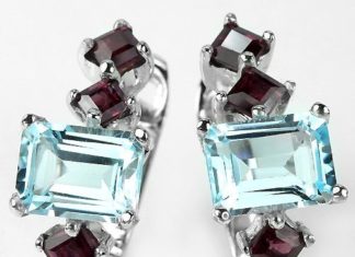 Birthday Gifts Ideas : A Vintage Pair of 4.8TCW Emerald Cut Sky Blue Topaz by JoyofLondon