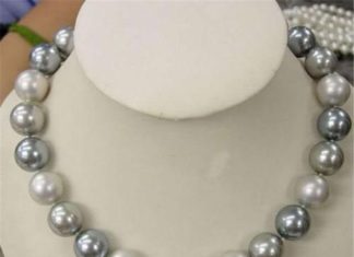 Birthday Gifts Ideas : Classic Akoya Multi Colored White Grey Black Pearl 8 mm Wedding Graduation Anniv…